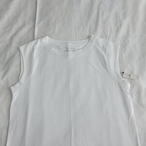 Talbots White Pima Cotton Top